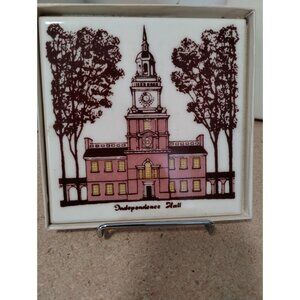 Vintage Independence Hall Ceramic Tile By American Olean With Cork Backing